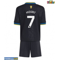 Manchester United Mason Mount #7 3rd trikot Kinder 2025-26 Kurzarm (+ Kurze Hosen)
